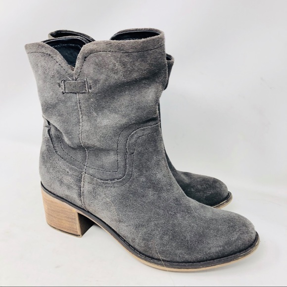 Franco Sarto Shoes - Franco Sarto gray suede short boots 8